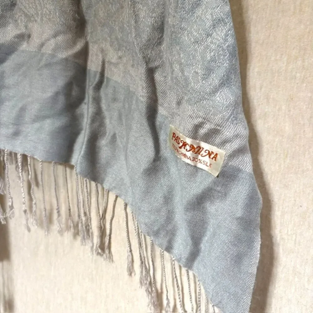 Pashmina and Silk Scarf
